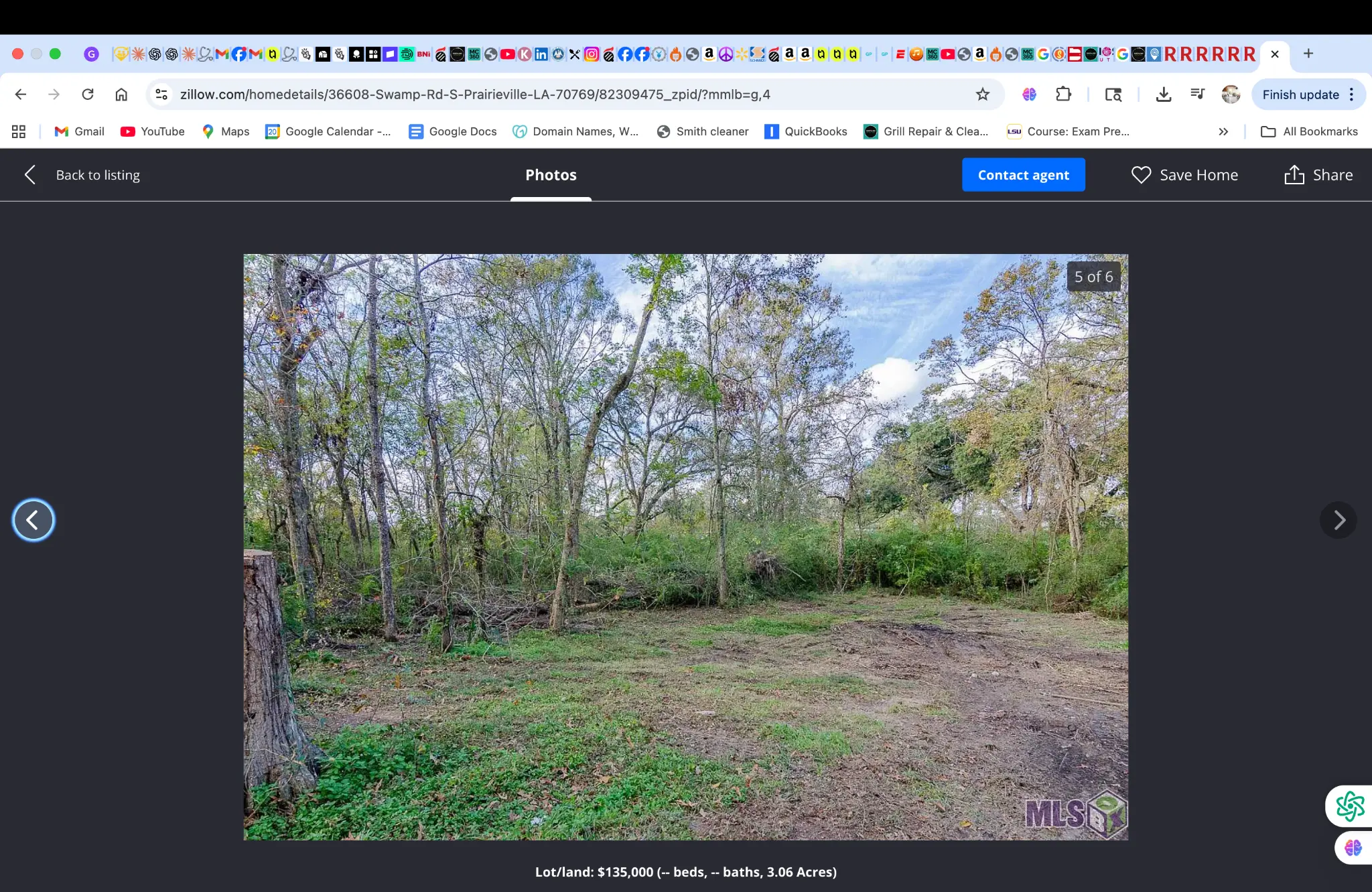 Swamp Road Wooded Setting